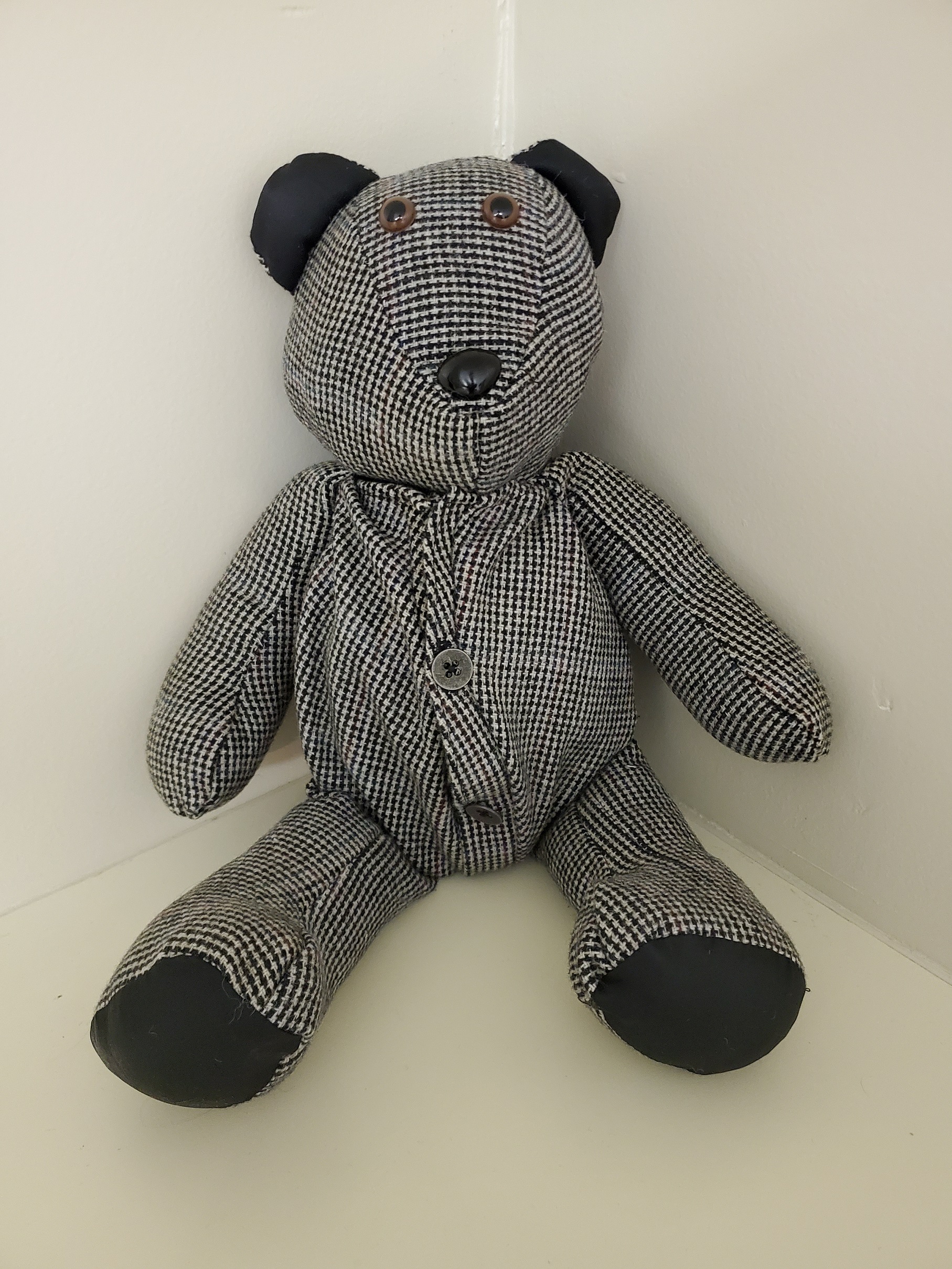 Memory Bear from a Suit